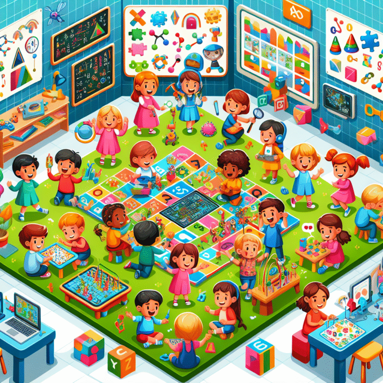 Juegos educativos divertidos que enseñan a los niños